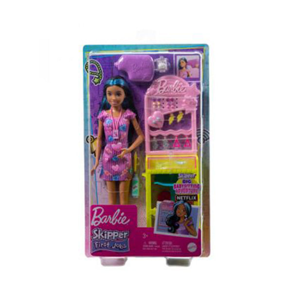 Barbie Skipper First Jobs Doll and Ear-Piercing Playset