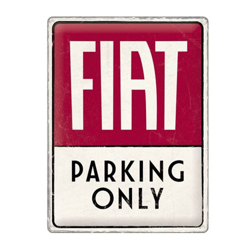 Nostalgic-Art Fiat Large Sign (30x40cm)