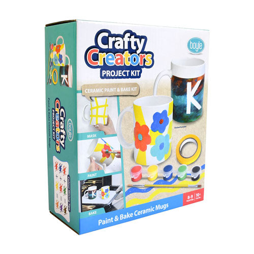 Crafty Creators Ceramic Paint and Bake Project Kit