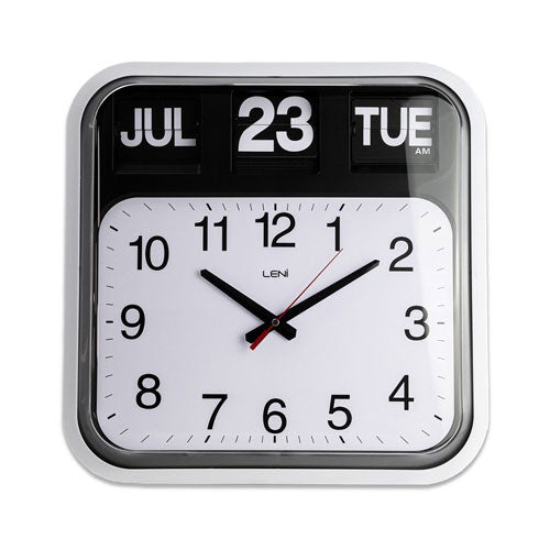 Leni Bankers Clock with Calendar (43x43cm)