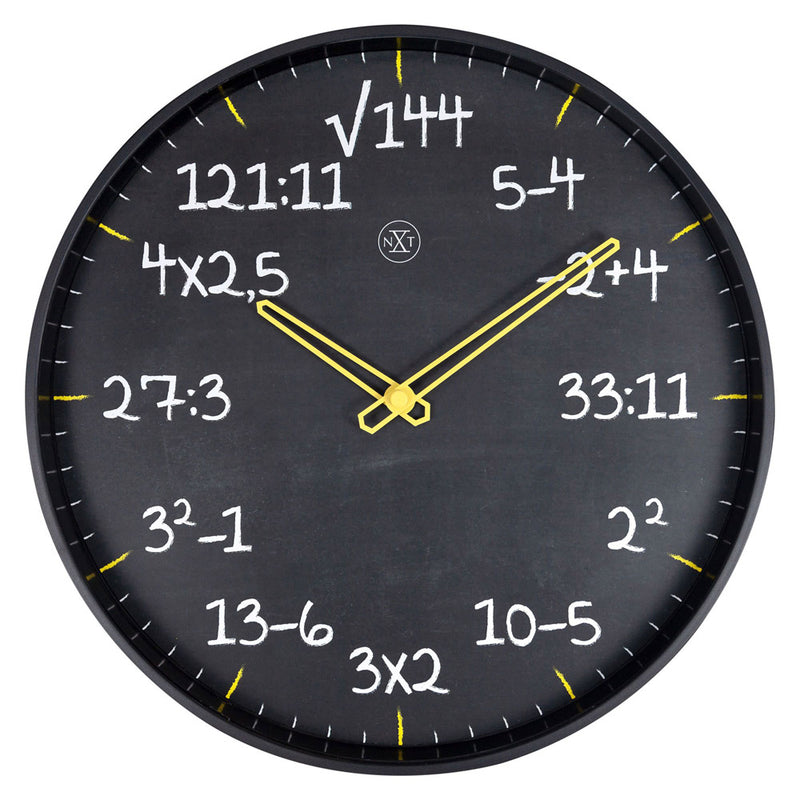 NeXtime Maths Wall Clock 30cm