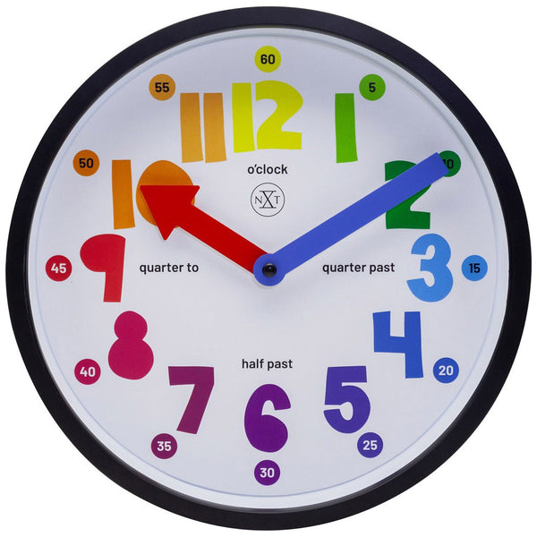 NeXtime Sophia Wall Clock 26cm (White/Multicolor)