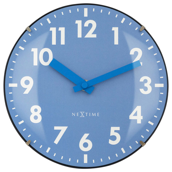 NeXtime Duomo Mini Table Clock 20cm (Blue)