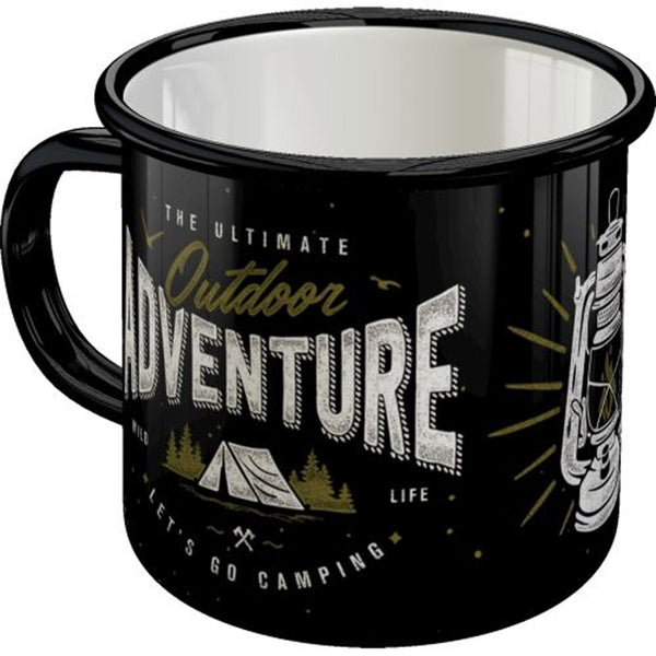 Nostalgic-Art Outdoor Adventure Enamel Mug