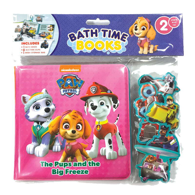 Nick Paw Patrol Bath Time Book with Eva Bag