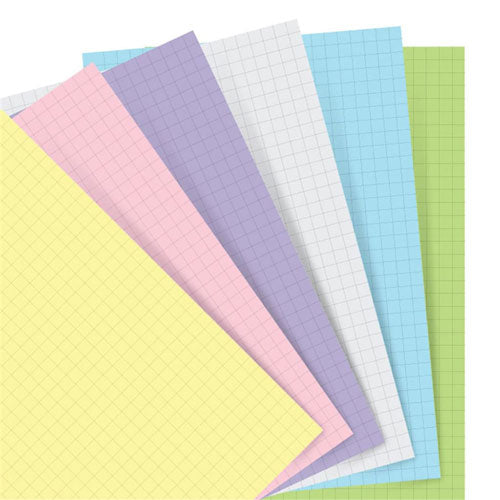 Filofax Pastel Personal Notepaper Refill 60pk