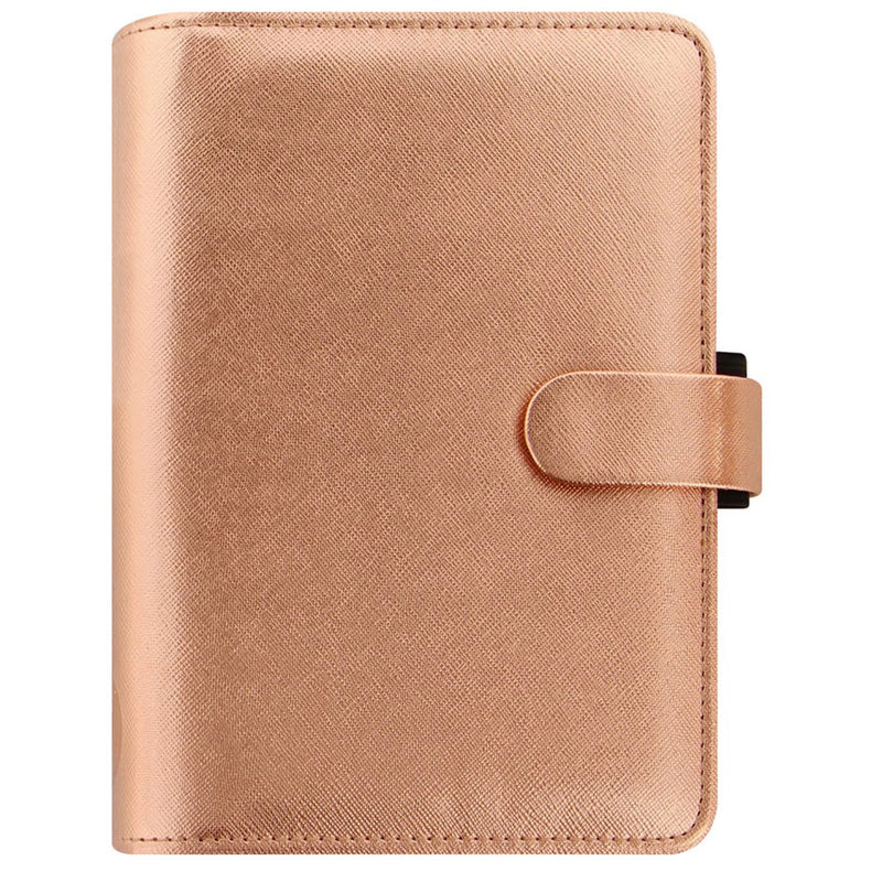 Filofax Saffiano Personal Organiser (Rose Gold)