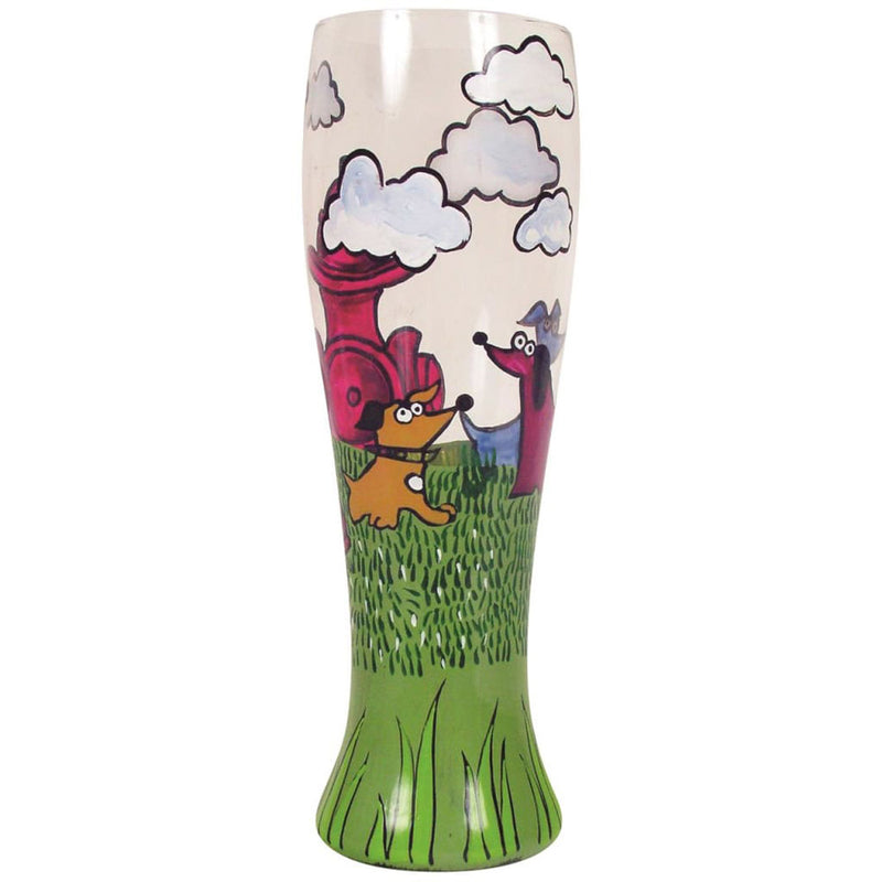 Party Animals Hand-Painted Beer Mug