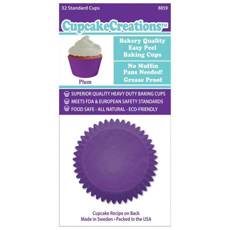 Solid Color Cupcake Cups 32pk