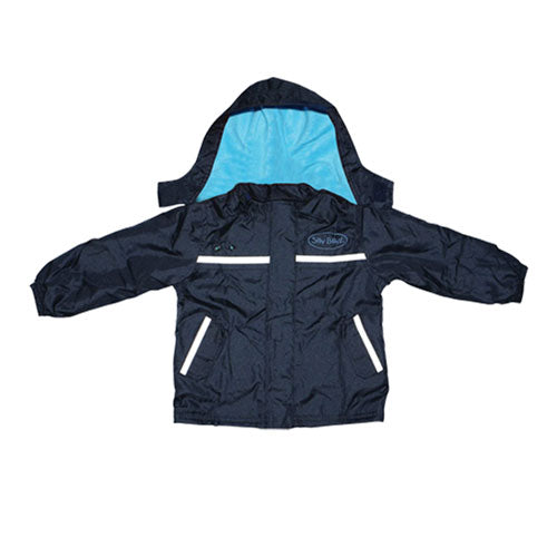 Silly Billyz Waterproof Jacket (Aqua/Navy)