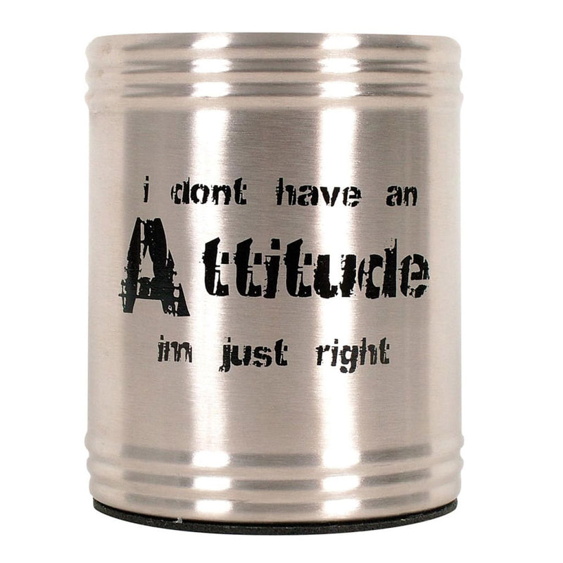 Don't Have an Attitude Stainless Steel Stubby Cooler