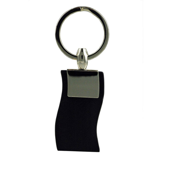 Lifefx Leather Keyring (Chrome)