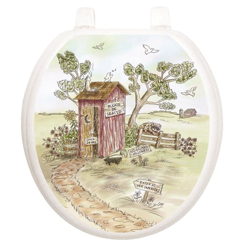 Outhouse Toilet Tattoo