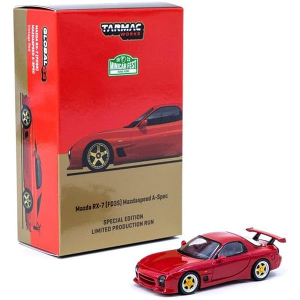 Mazda RX-7 FD3S Mazdaspeed 1:64 Model Car (Vintage Red)