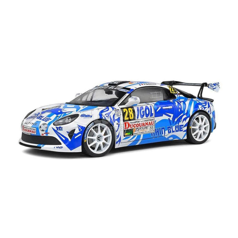 Alpine A110 Rallye Rallye du var 2021 1/18 Skalierungsmodell