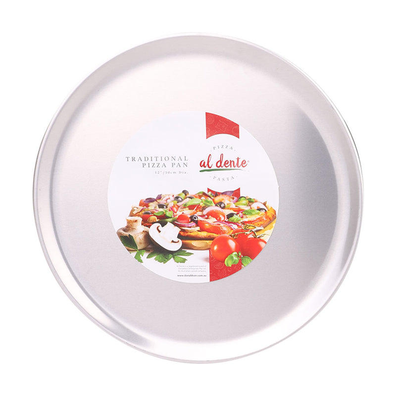 Al dente aluminium pizza pan