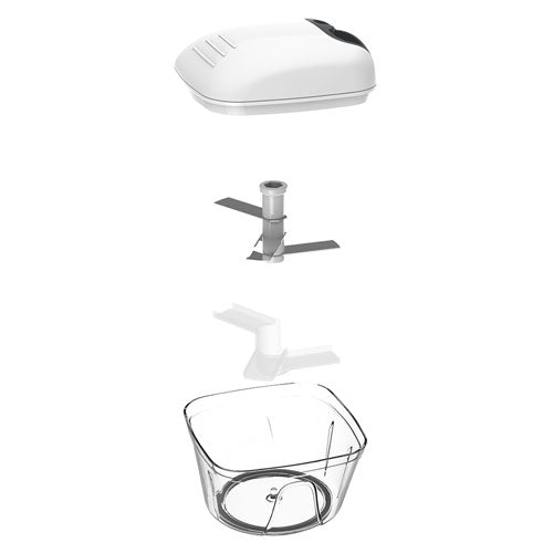 Appetito Pull Chopper (White/Grey)