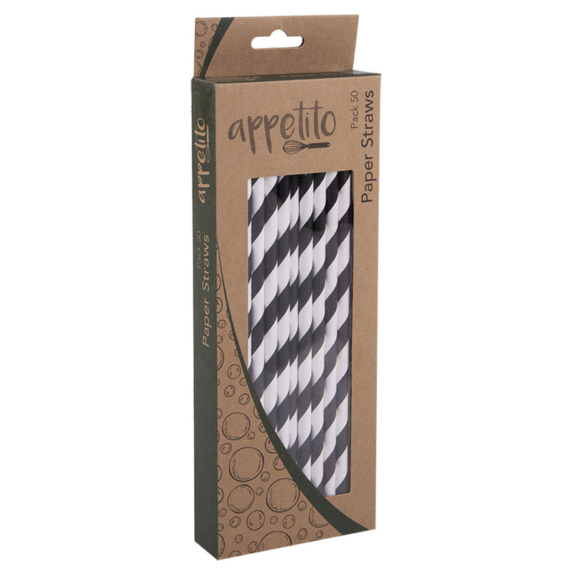 Appetito Paper Straws (pakke med 50)