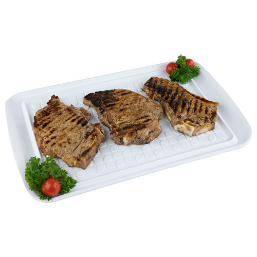 Tovolo Large Marinade Tray Set (Blue/White)