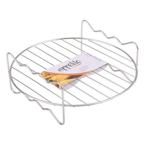 Appetito Stainless Steel Round Air Fryer Rack 22cm