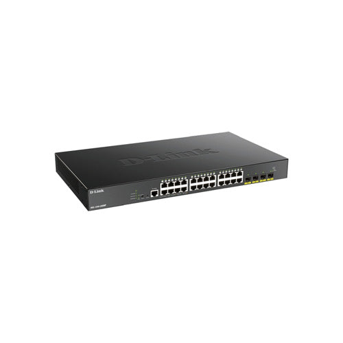 D-Link Gigabit Smart Managed Switch w/ 24-PoE & 4-SFP+ Ports