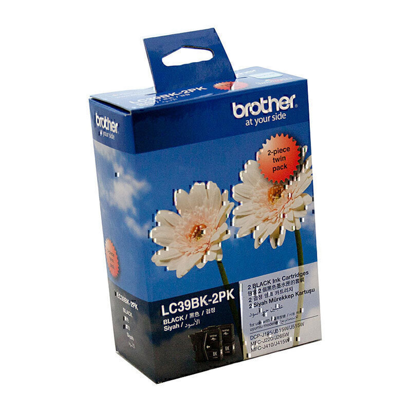 Brother LC38 Cartridge Twin Pack (Black)