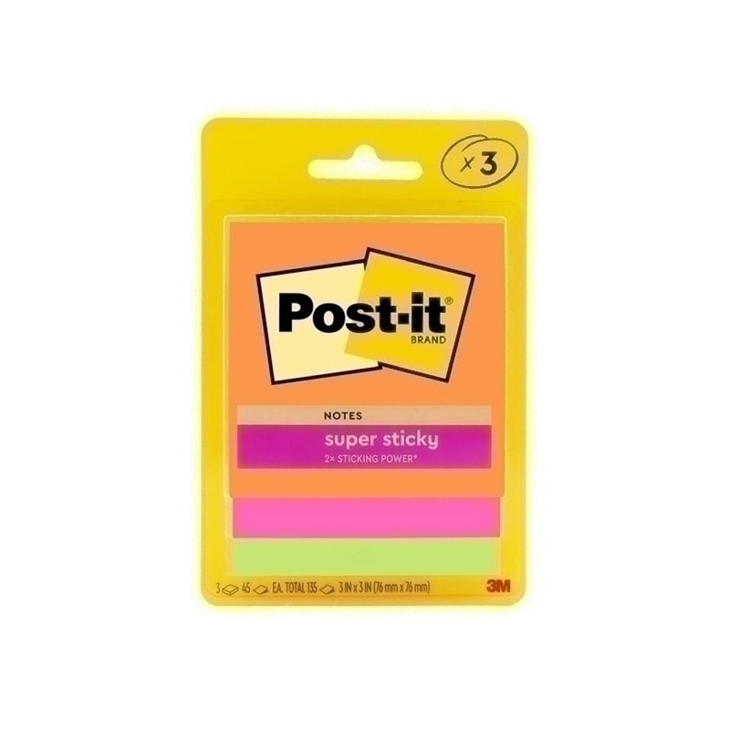 Post-It Super Sticky Notes (3x3in)