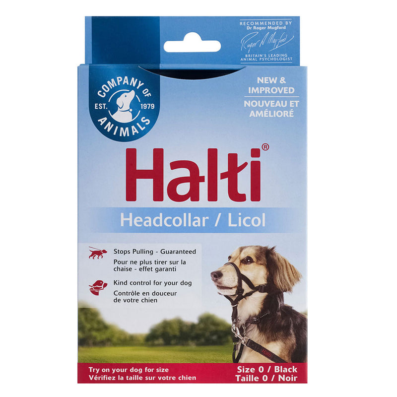 Halti Dog Head Collar (sort)