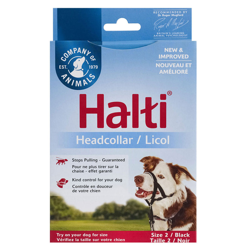 Halti Dog Head Collar (sort)