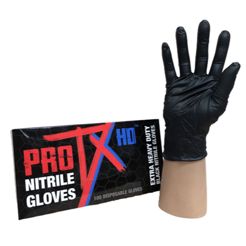 Pro TX HD Heavy Duty Nitrile Gloves 100pcs (sort)