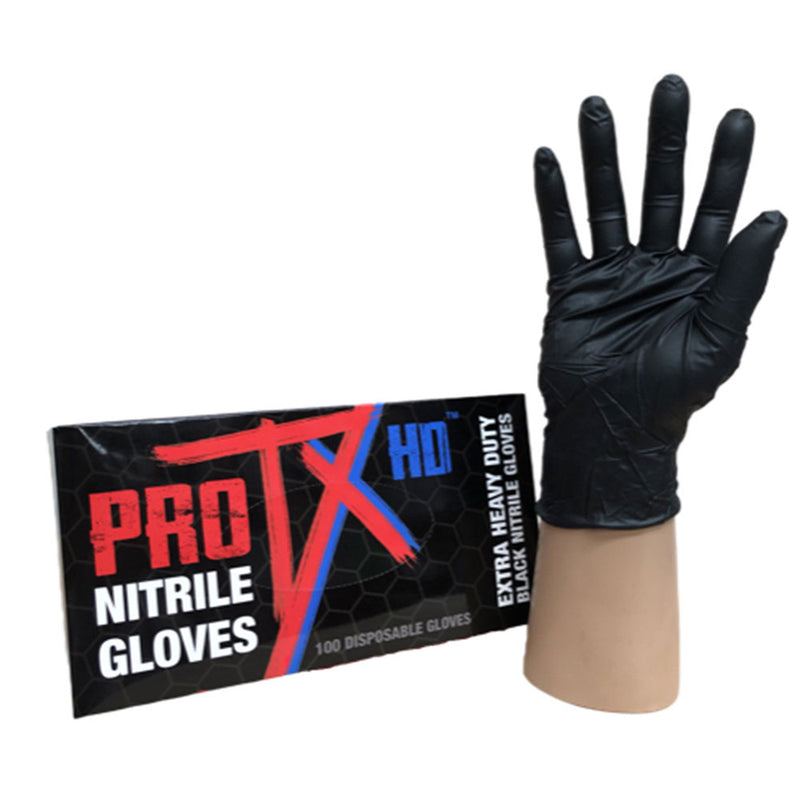 Pro TX HD Heavy Duty Nitrile Gloves 100pcs (sort)