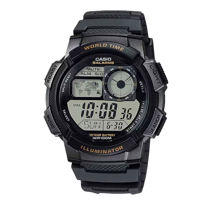 Casio AE1000W-1A World Time Watch