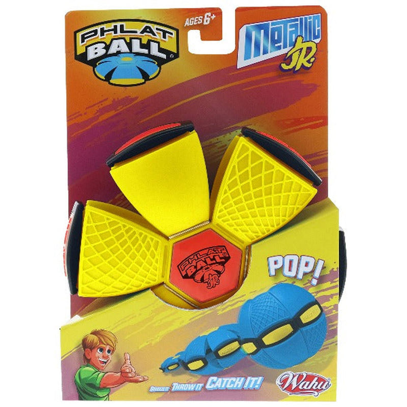 Wahu Metallic Junior Phlat Ball (Yellow) 