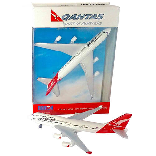 Realtoy Qantas B747 Enkeltflyets luftfartøjsmodel