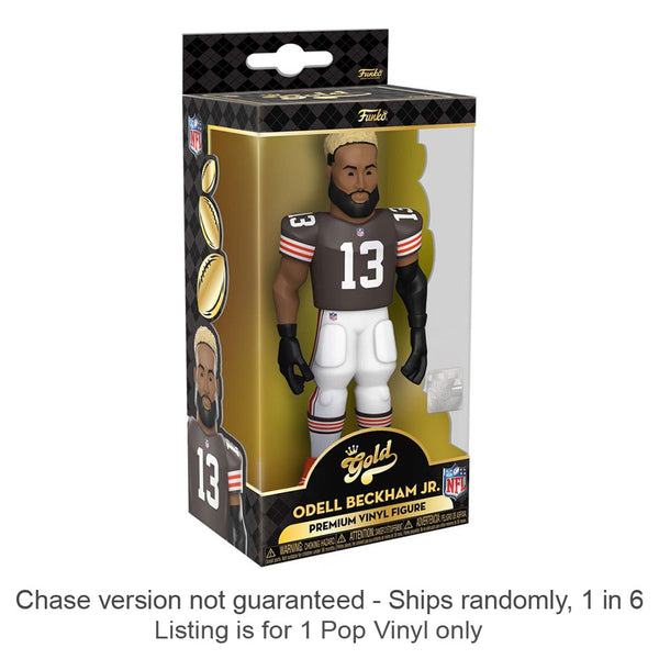 NFL: Odell Beckham Jr. 5" Vinyl Gold Chase Ships 1 in 6