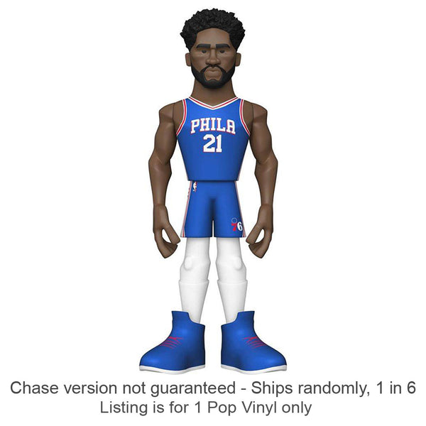 NBA Joel Embiid 12" Vinyl Gold Chase Ships 1 in 6