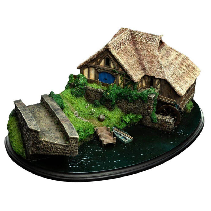 The Hobbit Sandyman's Mill and Bridge in Hobbiton Diorama