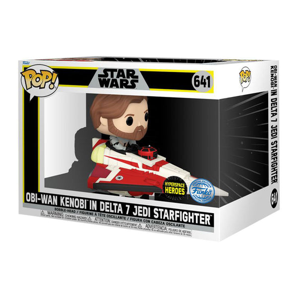 Star Wars: the Clone Wars Obi-Wan in Delta 7 US Ex Pop! Ride