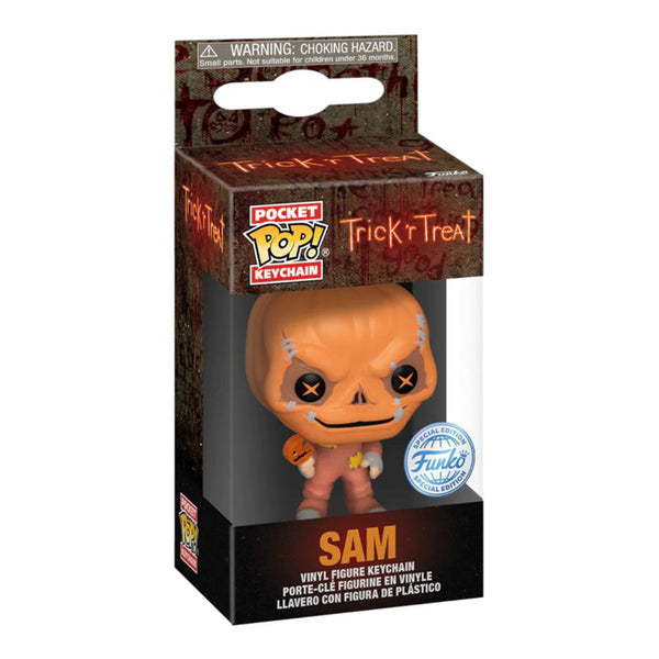 Trick R Treat Sam Unmasked US Exclusive Pop! Keychain