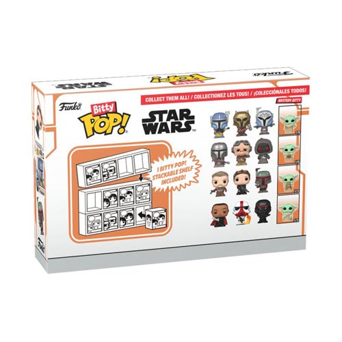 Star Wars: the Mandalorian Din Djarin Bitty Pop! 4-Pack