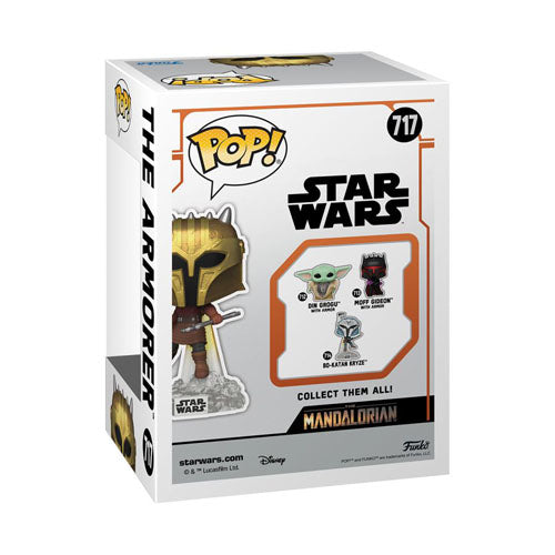 Star Wars The Armorer with Jetpack US Exclusive Pop! Vinyl