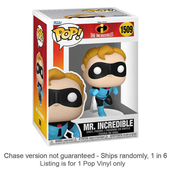 Incredibles 20th Mr Incredible Pop! Vinyl Chase Ships 1 in 6