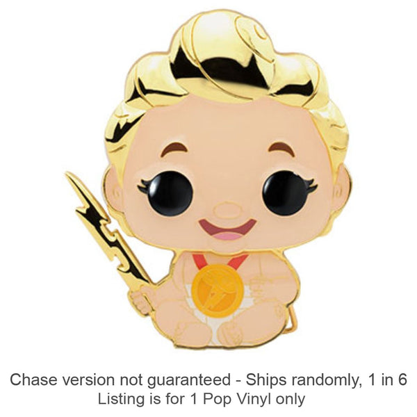 Hercules Baby Hercules 4" Pop! Enamel Pin Chase Ships 1 in 6