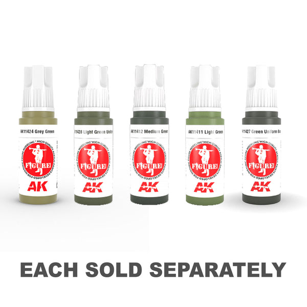 AK Interactive 3Gen Green Figures Acrylic 17mL