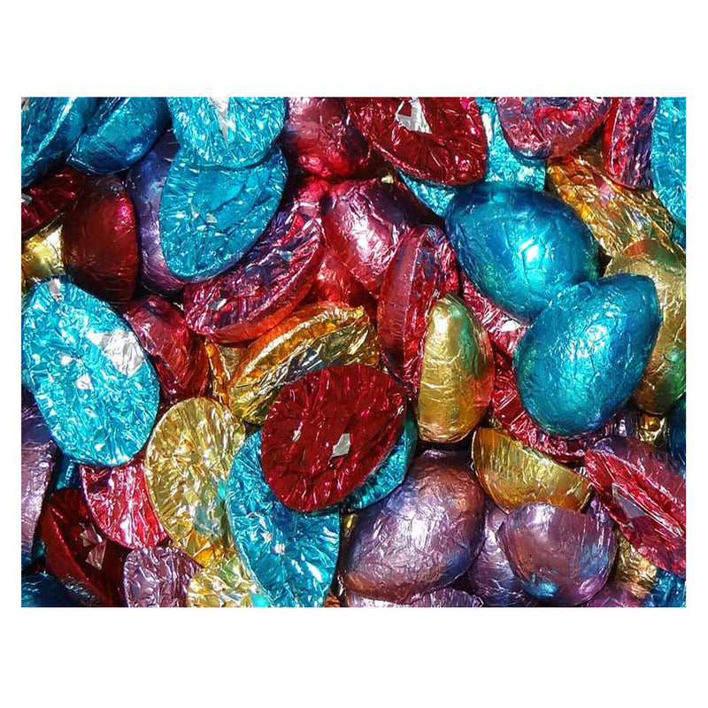 Chocolate Gems Chocolate Half Eggs Burgandy Mix