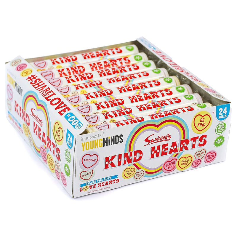 Swizzels Giant Kind Heart Rolls 24pcs