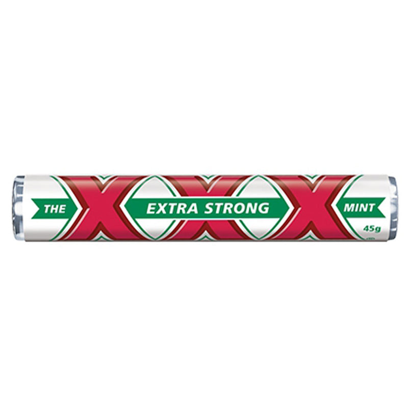 Allens XXX Extra Strong Mint Rolls 45g (Box of 24)