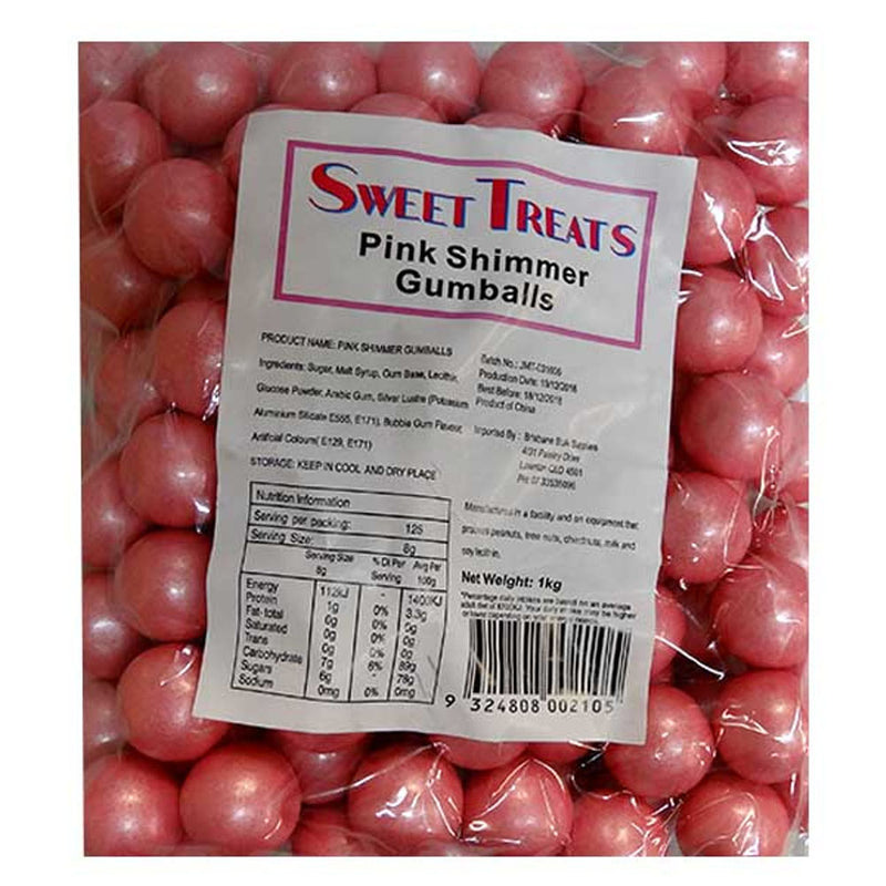 Søde godbidder skinnende gumballs bulk 1 kg