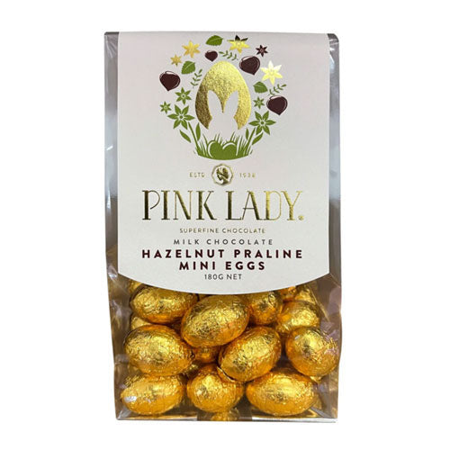 Pink Lady Mini Milk Chocolate Eggs 180g