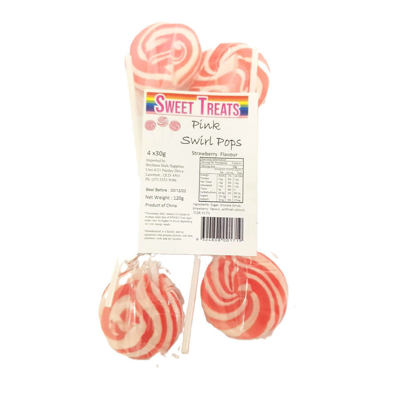 Søde godbidder posede hvirvel Pops 4pk (120 g)